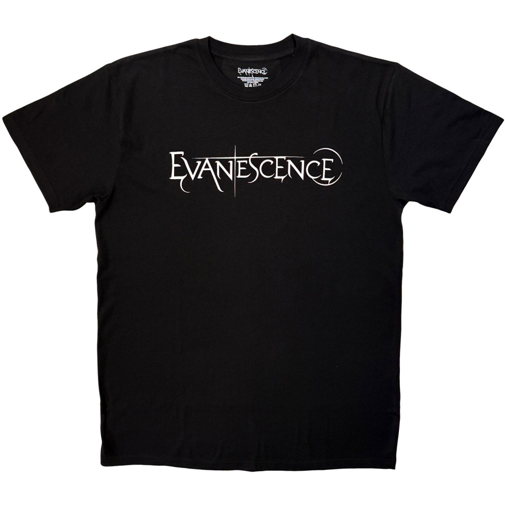 Evanescence - Logo Mono Herren TShirt - Schwarz/Weiß